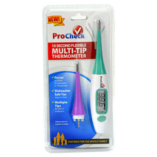 Microlife Procheck 10 Second Flexible Multi-Tip Thermometer # Mt19R1 - 1 Ea